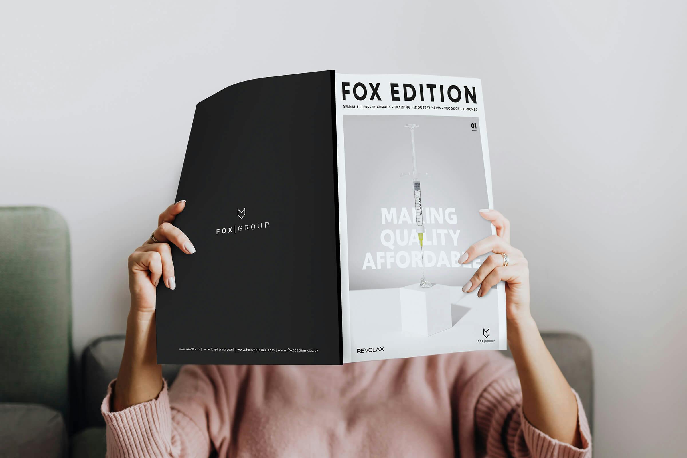Women read the Fox Edition magazine